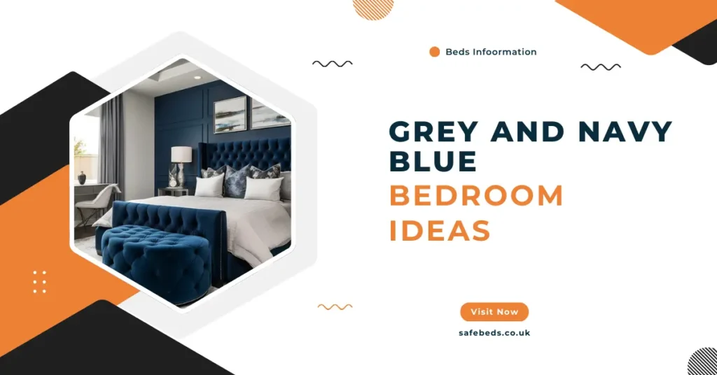 Grey and Navy Blue Bedroom Ideas